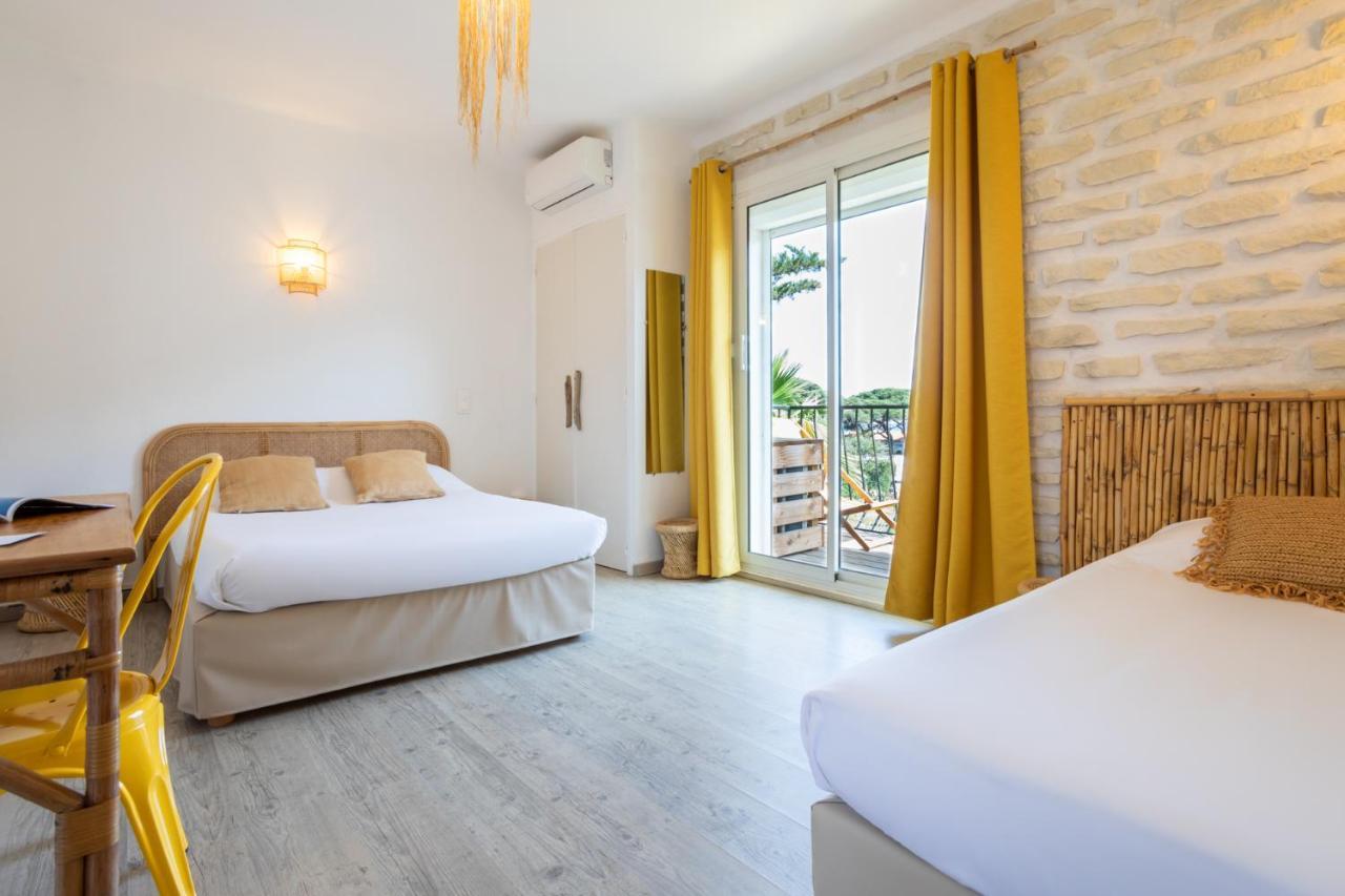 Hotel Almanarre Plage - Hotel Eco-Responsable Face A La Mer Hyeres Exterior photo